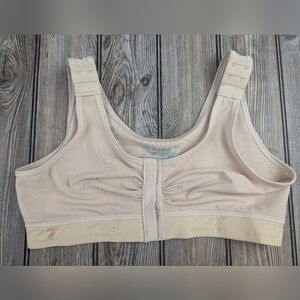 Marena Recovery Size 40AA/A Bra In Nude Fromt Hooks And Shoulder Hooks
